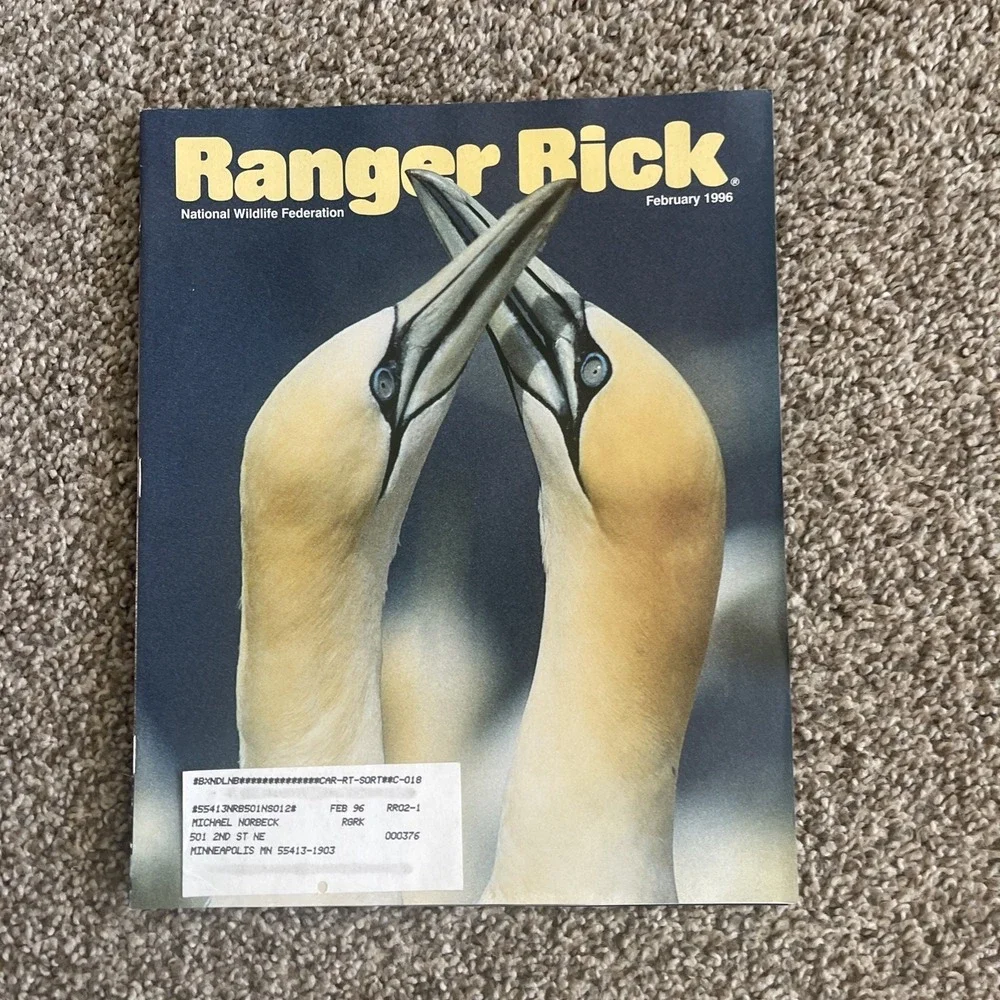 Ranger Rick's Nature Magazine 1995-1996 National Wildlife Kids‎ Vtg Lot Of 10